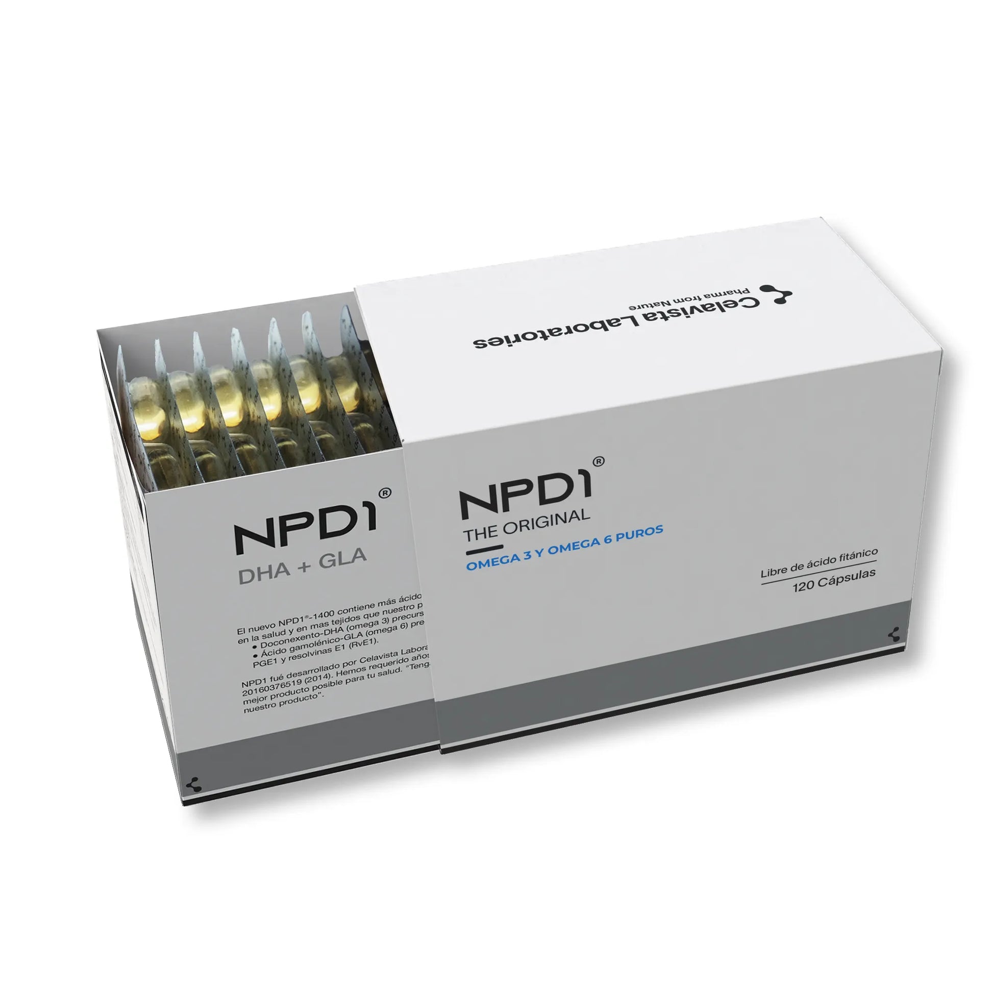 NPD1-1400 complemento Omega 3 - DHA GLA sistema inmunitario natural