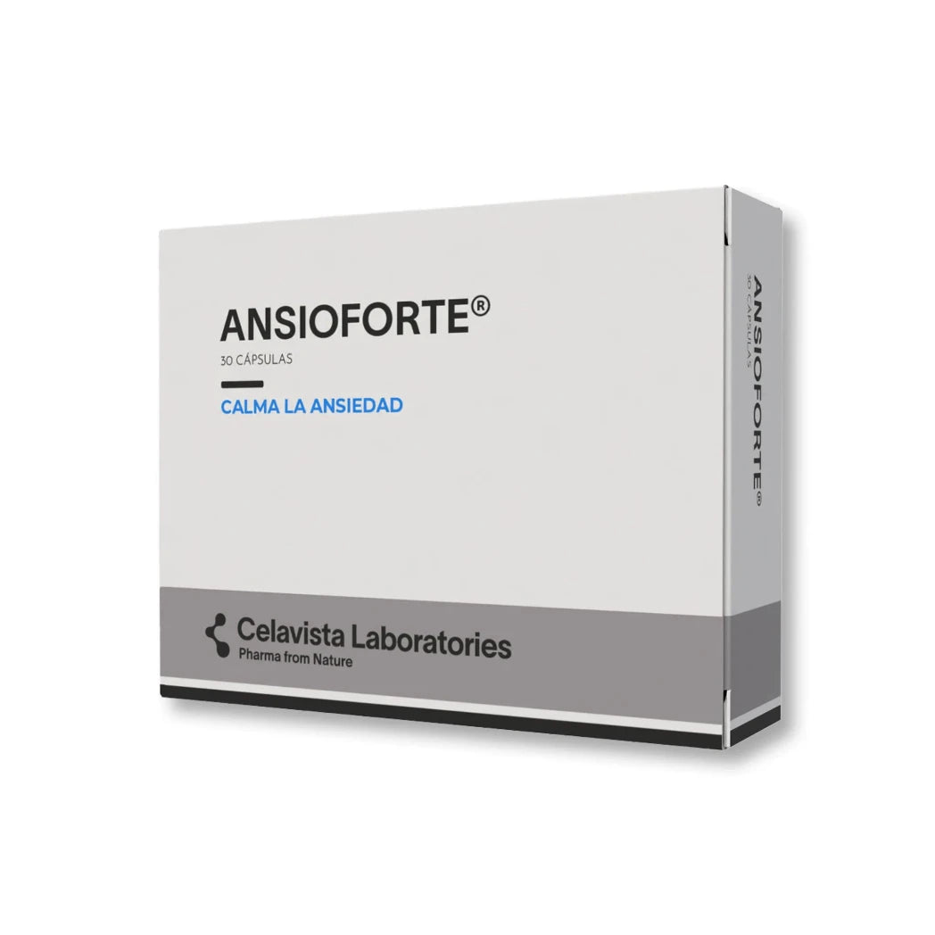 Ansioforte pastillas naturales para la ansiedad con Rhodiola rosea - 30 cápsulas Celavista