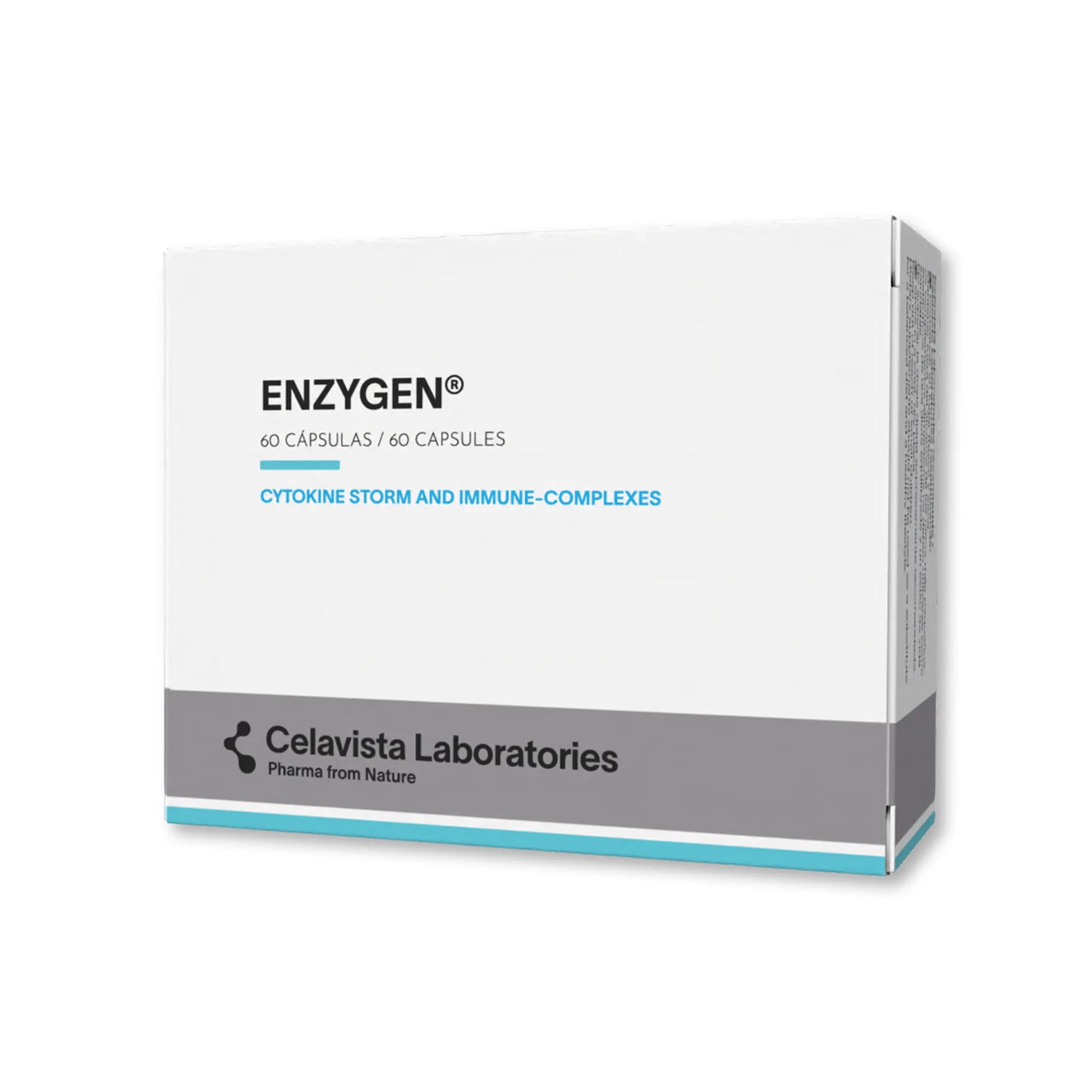 Enzygen antiinflamatorio natural enzimático — 60 cápsulas Celavista Laboratories